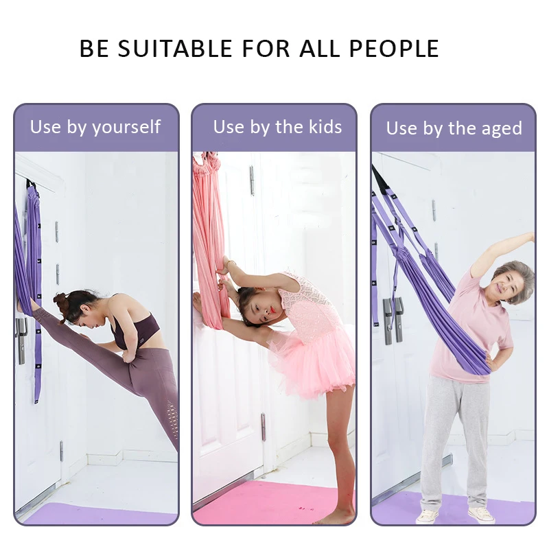 

Aerial Yoga Rope Stretch Belt Handstand And Waist Training Device Swing Extension Belt Lower Waist Trainer Rope Hammock