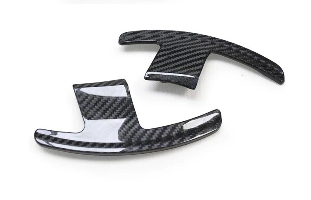 Скидка Для BMW G20 G30 G11 G01 G02 G05 M5 F90 X3M X4M рулевого колеса автомобиля Paddle крышка глянцевое углеродное волокно, отделка