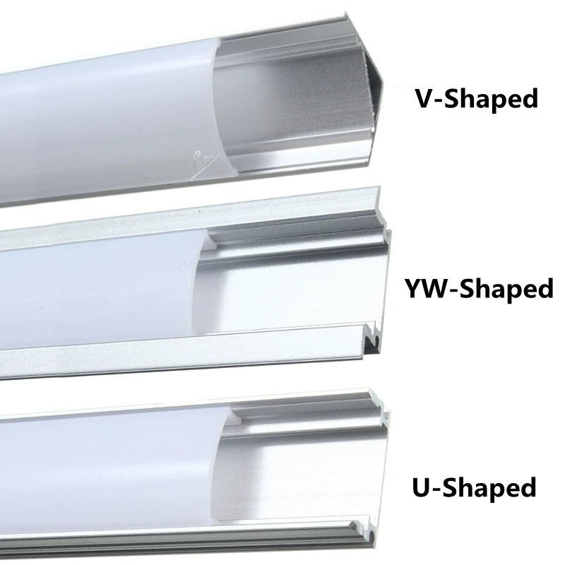 ARILUX 1X 5X 10X V U YW 1 8 см ширина три стиля 50 алюминиевый держатель канала для