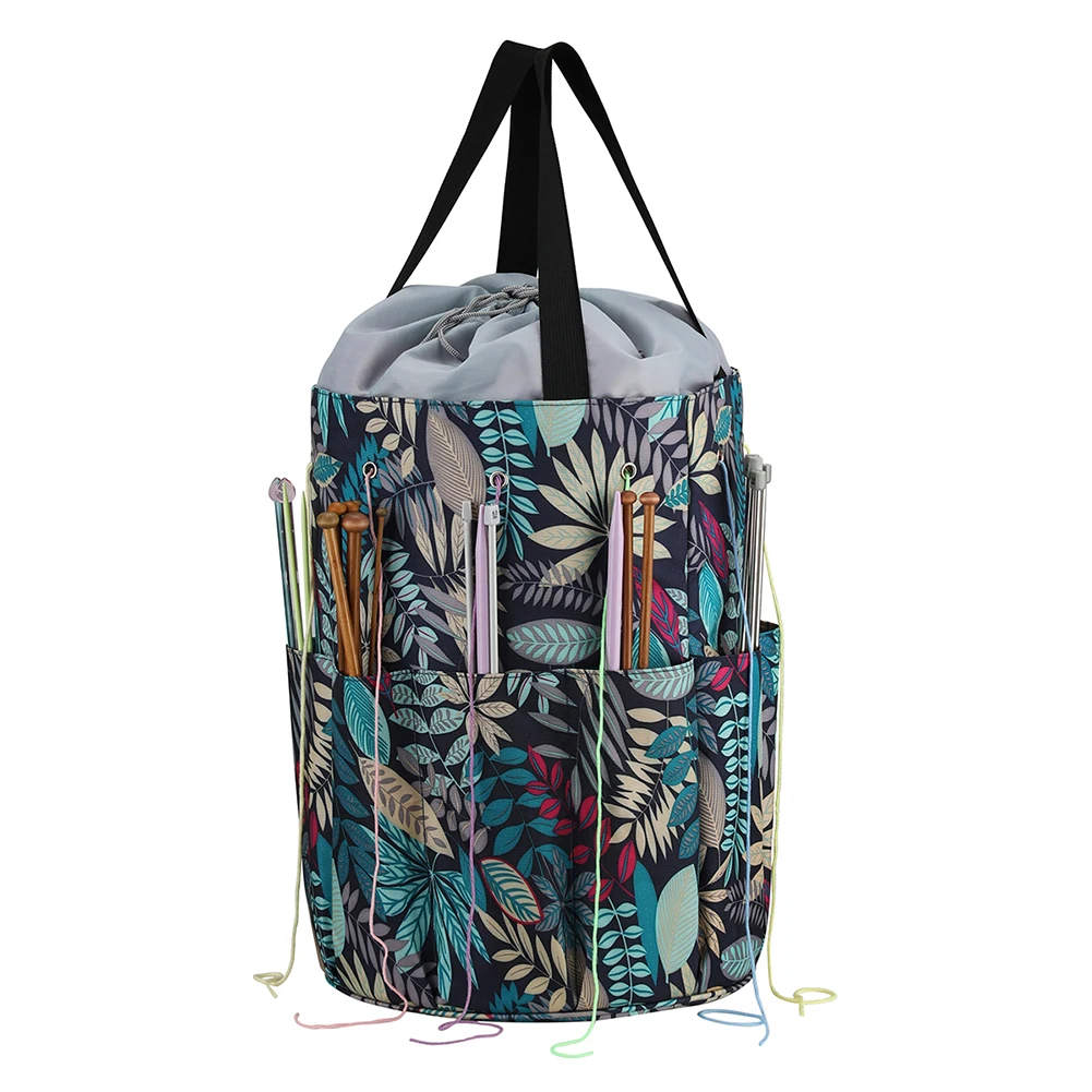 Вязание швейный набор для вязания крючком сумка мешок Портативный шерстяная