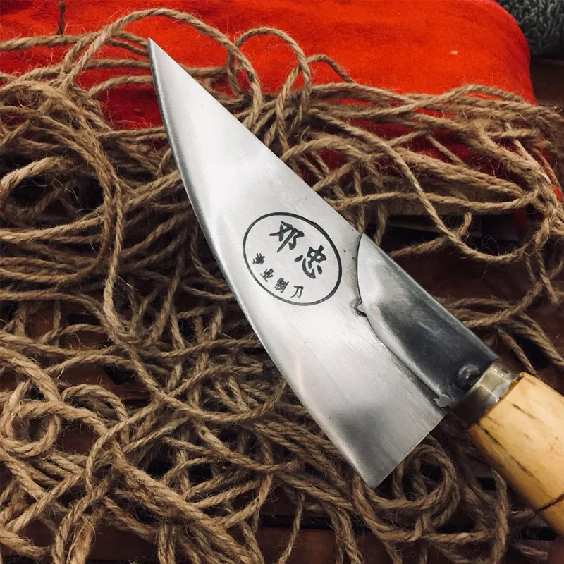 Китайский кухонный нож ручной для ковки мяса шеф повара резки острый резак