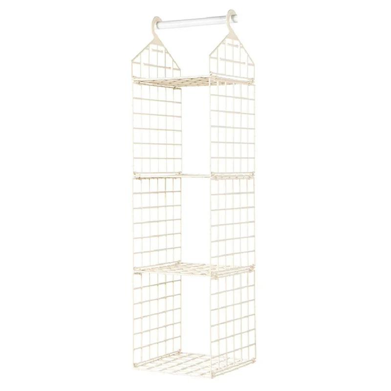 

New Wardrobe Closet Storage Rack Layers Clothes 2/3/4/5 Layers Hanging Organizer Shelf Plastic Space Saving Household Organizer