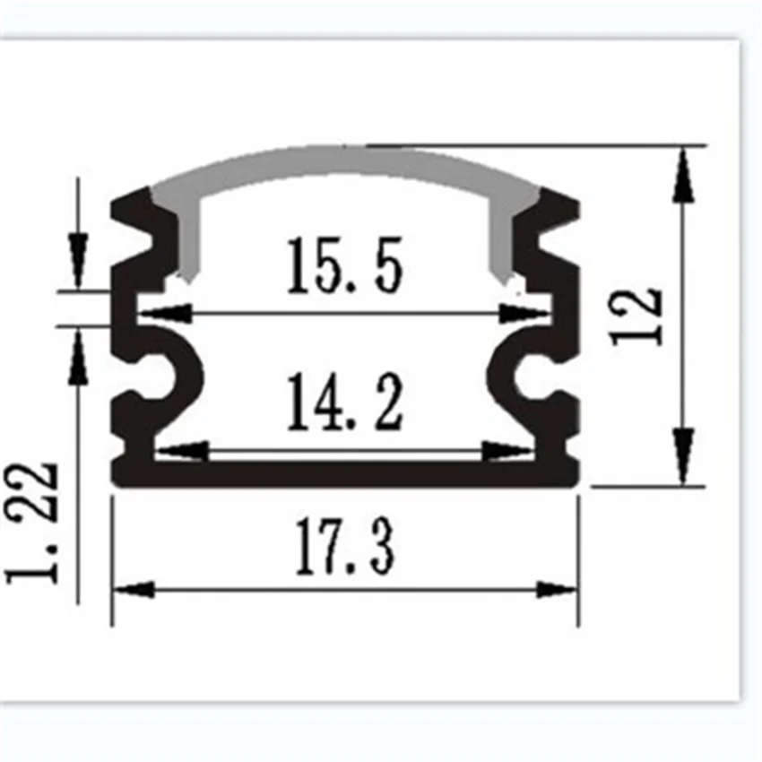 Free Shipping Top Fashion Sale 25mmX15mm Led Bar Super Slim Aluminum Profile with Cover and Fittings 2M/Pcs | Освещение