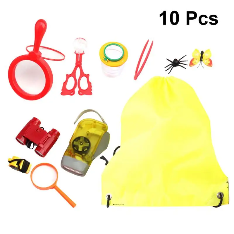 1 Набор обучающих игрушек набор для прилова насекомых микроскоп увеличительное