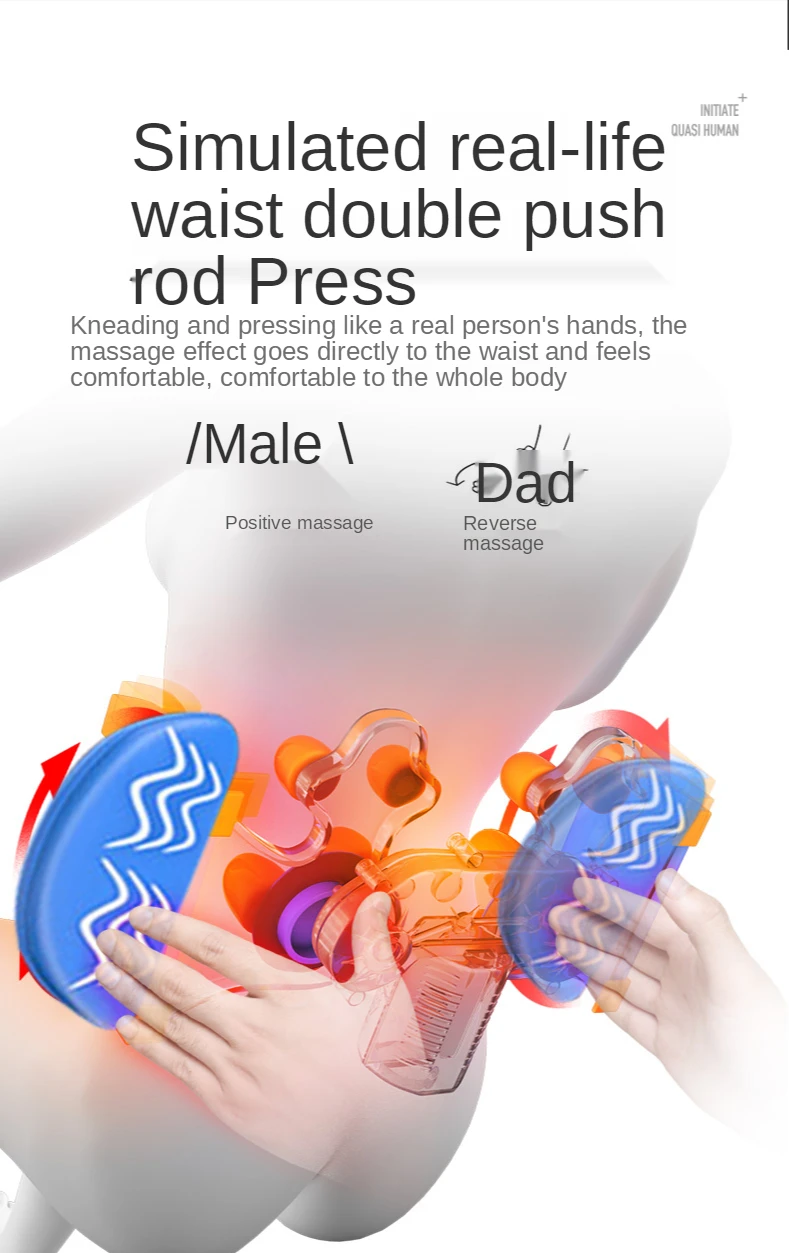 

Cervical spine massager multifunctional massage chair cushion cushion hot compress kneading massage from head to toe