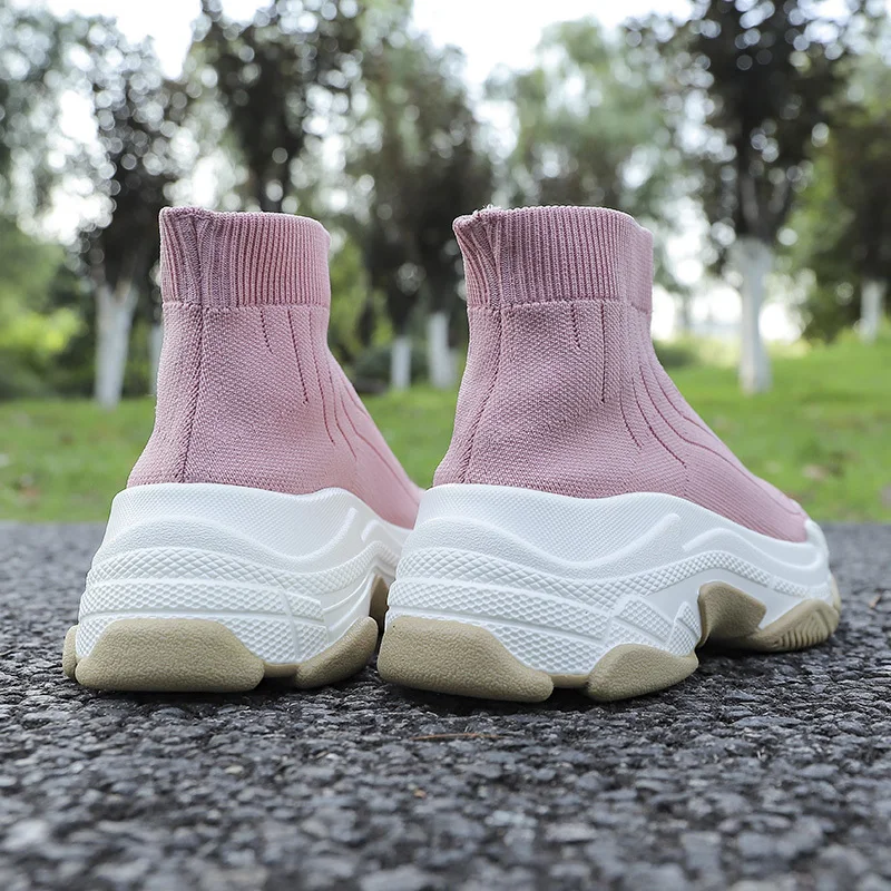 Женская Удобная дышащая повседневная обувь на платформе сезон весна-осень Новое