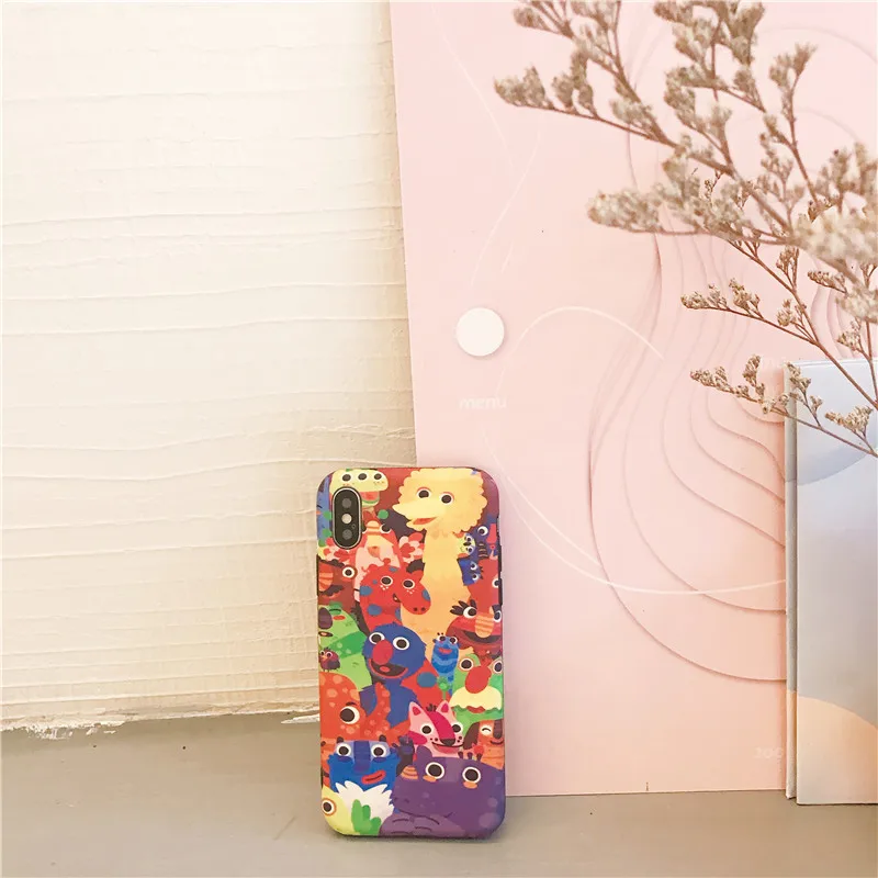 Casing iphonex 6 6S 7 8 plus XR XS Max Soft Case TPU Cover cute cartoon Shell |