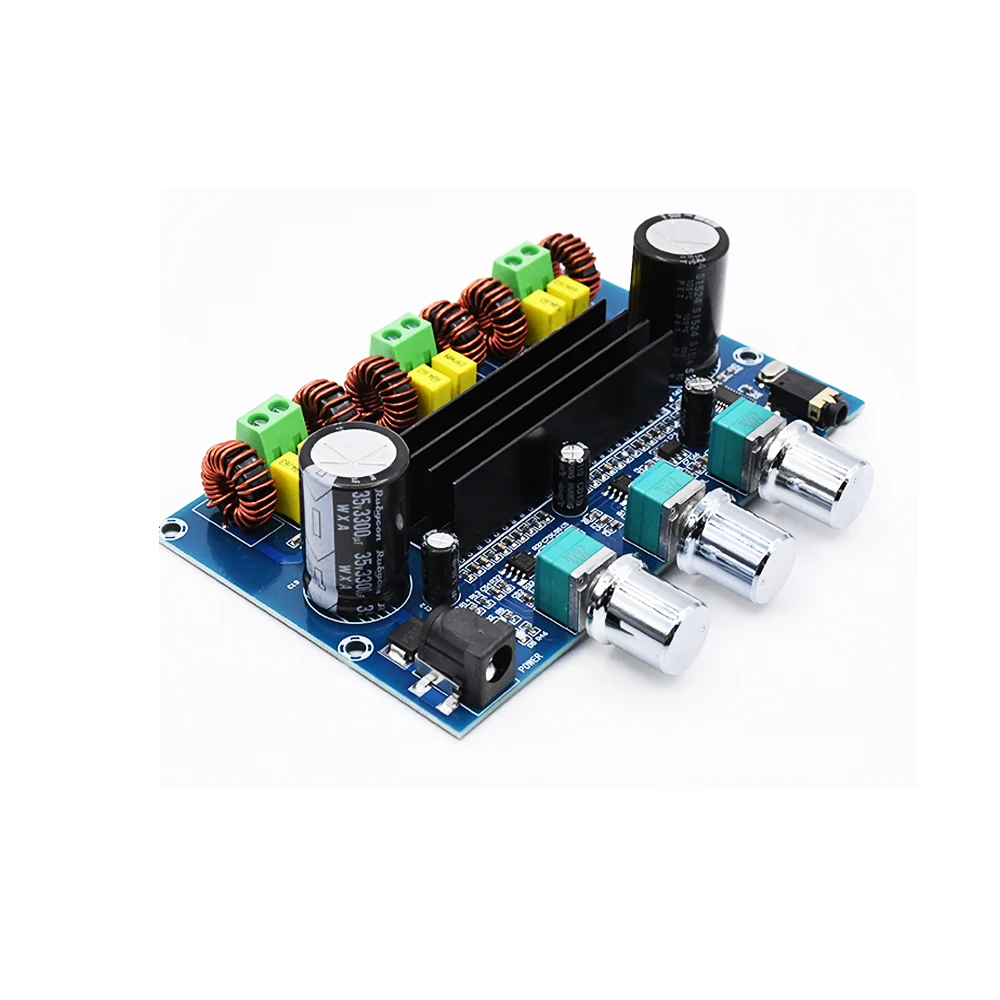 Плата цифрового усилителя TPA3116D2 Bluetooth 5 0 громкость 2 1 каналов стерео класс D 50 Вт * +