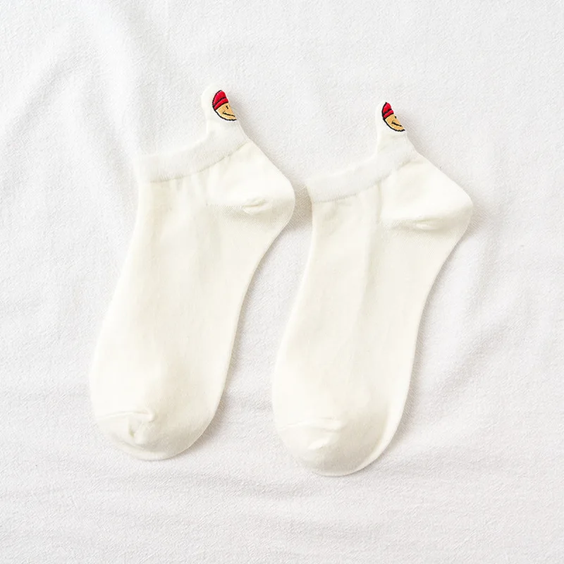 1 пара милые Креативные Мультяшные забавные Женские носочки хлопковые носки со