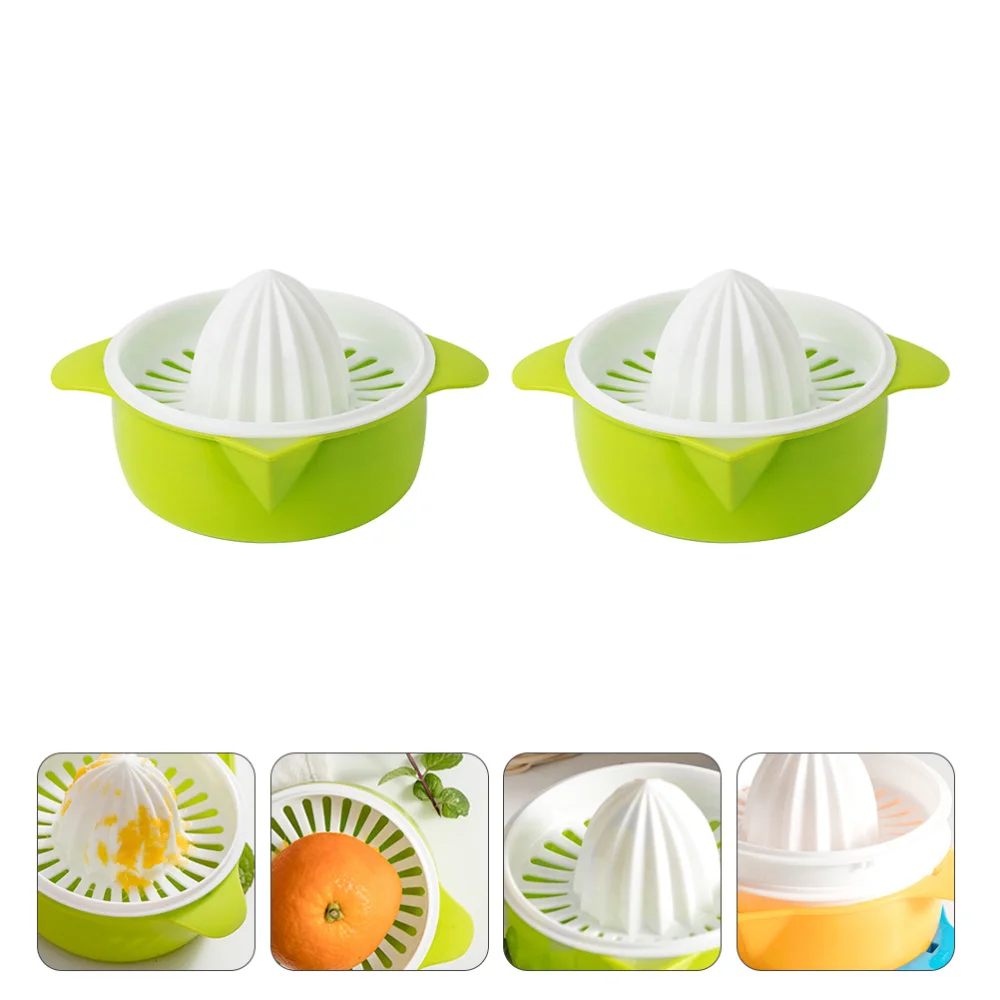 

2Pcs Manual Fruit Juicers Home Labor-saving Fruit Squeezers Orange Juicers