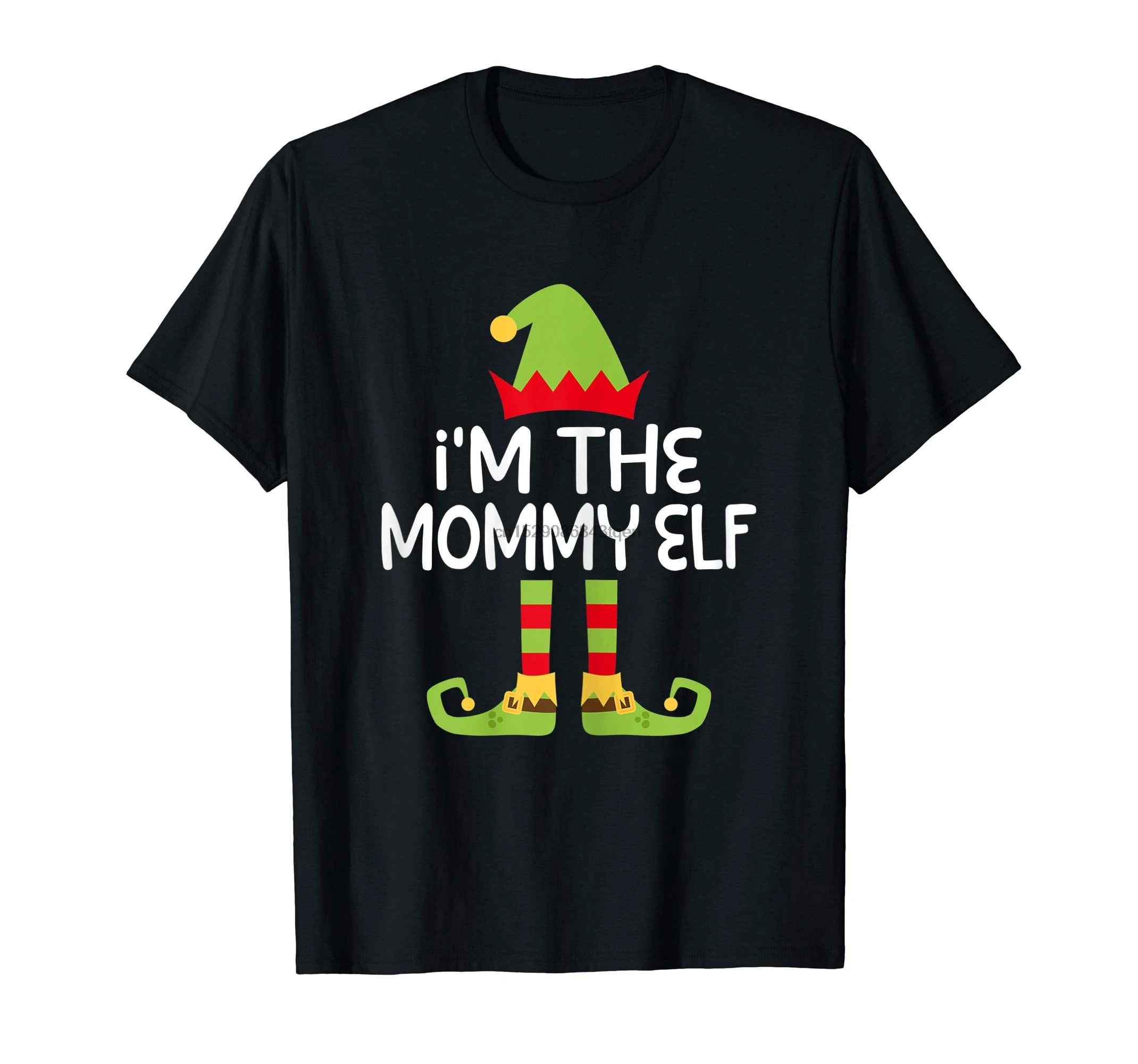 Wo men s I'm The Mommy футболка с эльфом одинаковый Рождественский костюм рубашка