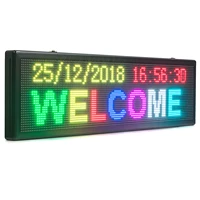 110cm outdoor led open sign board scrolling message board 4g long distance remotely programmable message board