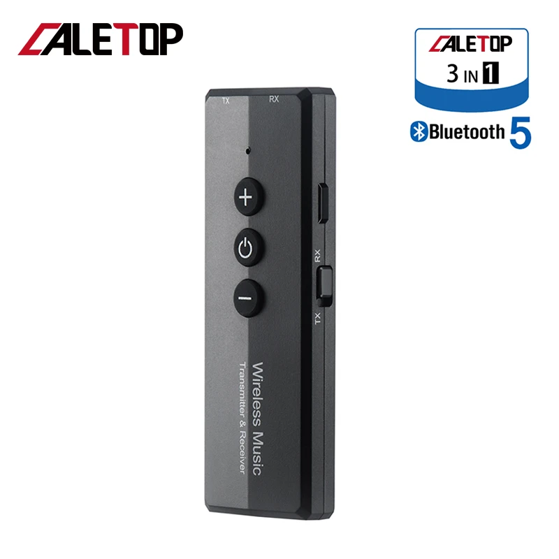 3 в 1 Bluetooth передатчик приемник V5.0 стерео беспроводной адаптер для ТВ ПК комплект