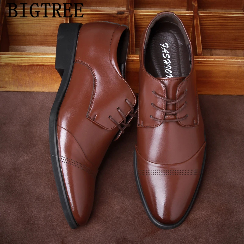Модные мужские классические туфли для парикмахера свадебные итальянские из кожи