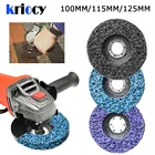 Полимерный полосатый диск, абразивный диск для удаления краски, ржавчины, чистые шлифовальные круги для мотоциклов, прочная угловая шлифовальная машина, 100115125 мм