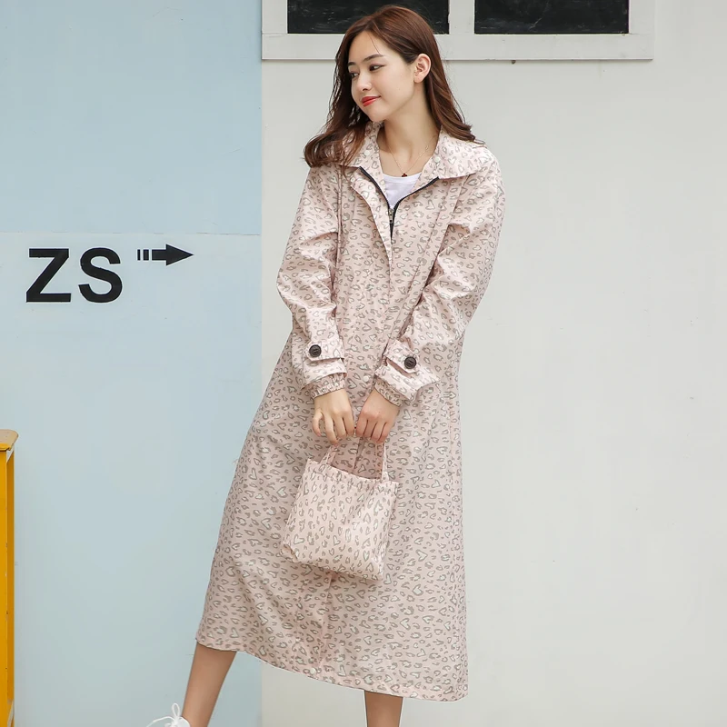 Длинный непромокаемый плащ для женщин женский плащ-светильник с капюшоном | Дом и