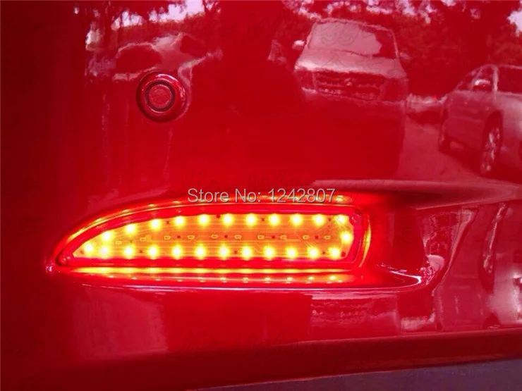 

Отражатель, фонарь заднего бампера, задняя противотуманная фара, тормозная фонарь для Mazda 6 M6 2014, atenza с динамическим поворотным сигналом