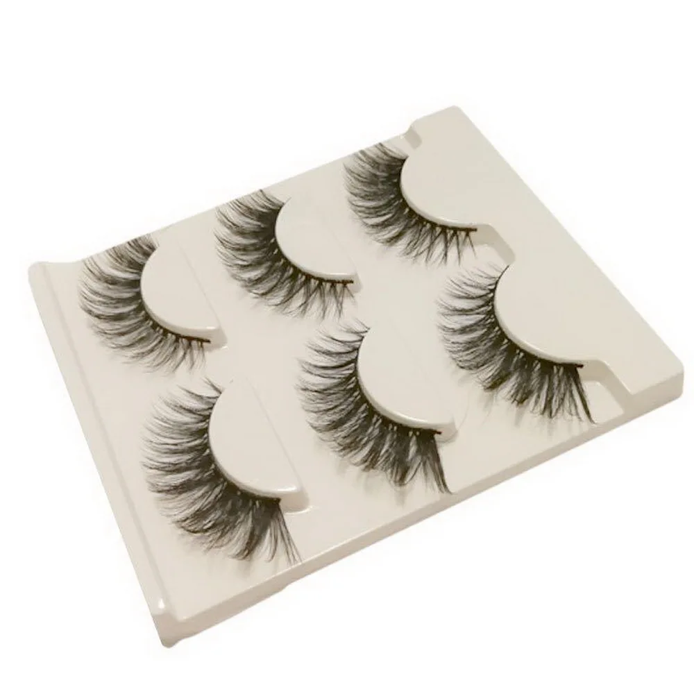 3 пары накладные ресницы искусственные норковые волосы натуральные мягкие