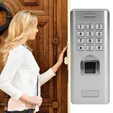 500DPI IP66 Waterproof Door Access Control System Kit Keypad + 1000 Fingerprint + 3000 User Cards Use Of Biological Fingerprint