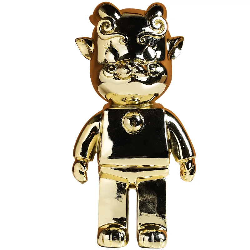 

Simple Electroplating Cow Cute Resin Ornaments Living Room Bedroom Study TV Cabinet Porch Creative Decorative Animal Ornaments