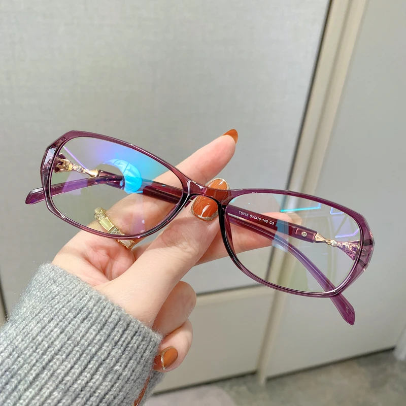 

TR90 Myopia Glasses Female Temperament with color-changing anti-blue frame Korean version of the tide ultra-ligh