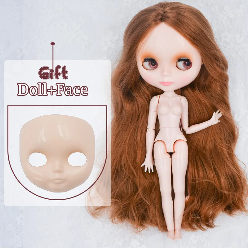 Neo Blyth кукла по индивидуальному заказу, NBL блестящее лицо, 1/6 OB24 BJD шарнирная кукла на заказ, куклы Blyth для девочки, подарок для коллекции NBL - Цвет: FNBL20