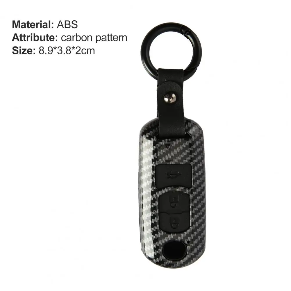 

LBWS-353 Protable Carbon Pattern Car Key Protective Shell Cover for Mazda 236