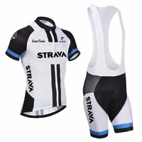 2021 new strava bicycle team short sleeve maillot ciclismo mens cycling jersey summer breathable cycling clothing sets