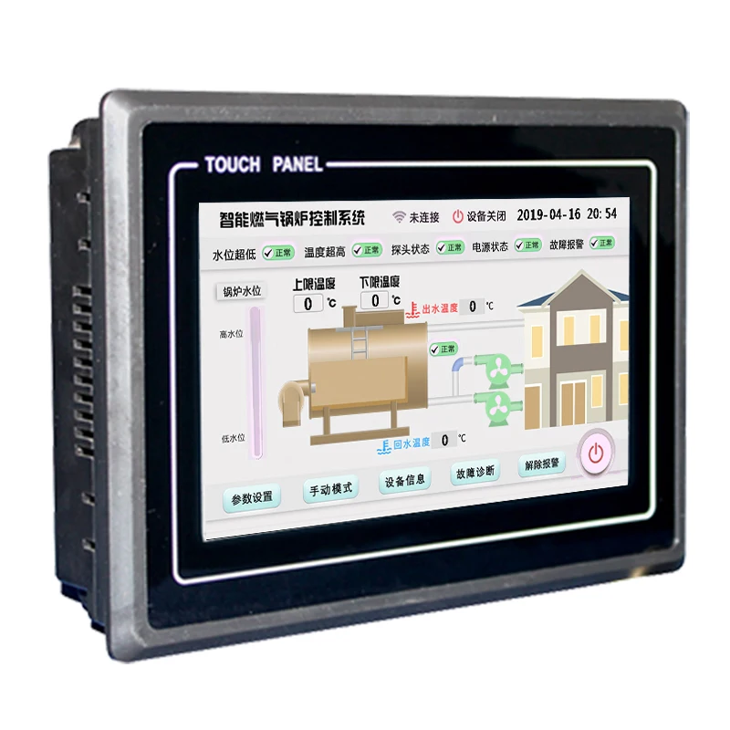 Контроллер котла контроллер газовой печи 7-дюймовый сенсорный экран |