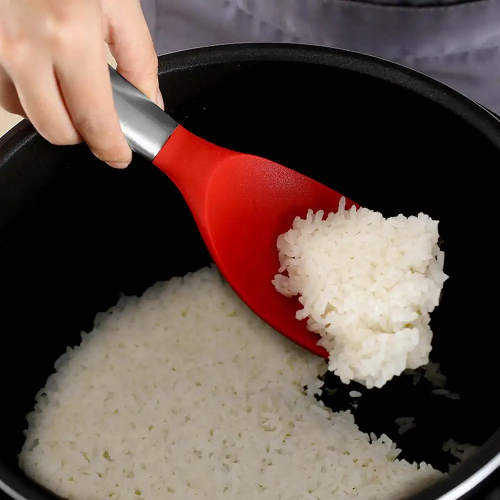 

Ложка для риса, уникальный эргономичный Удобный захват, антидеформирующая ложка для риса