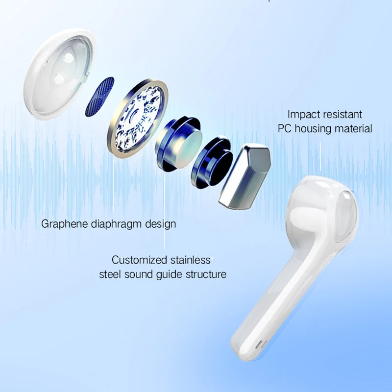 Беспроводные наушники Bluetooth 5 0 с сенсорным управлением водонепроницаемые стерео