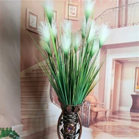 93cm 7heads large artificial tree fake reed bouquet onion plants potted grass real touch plastic plant for outdoor garden decor