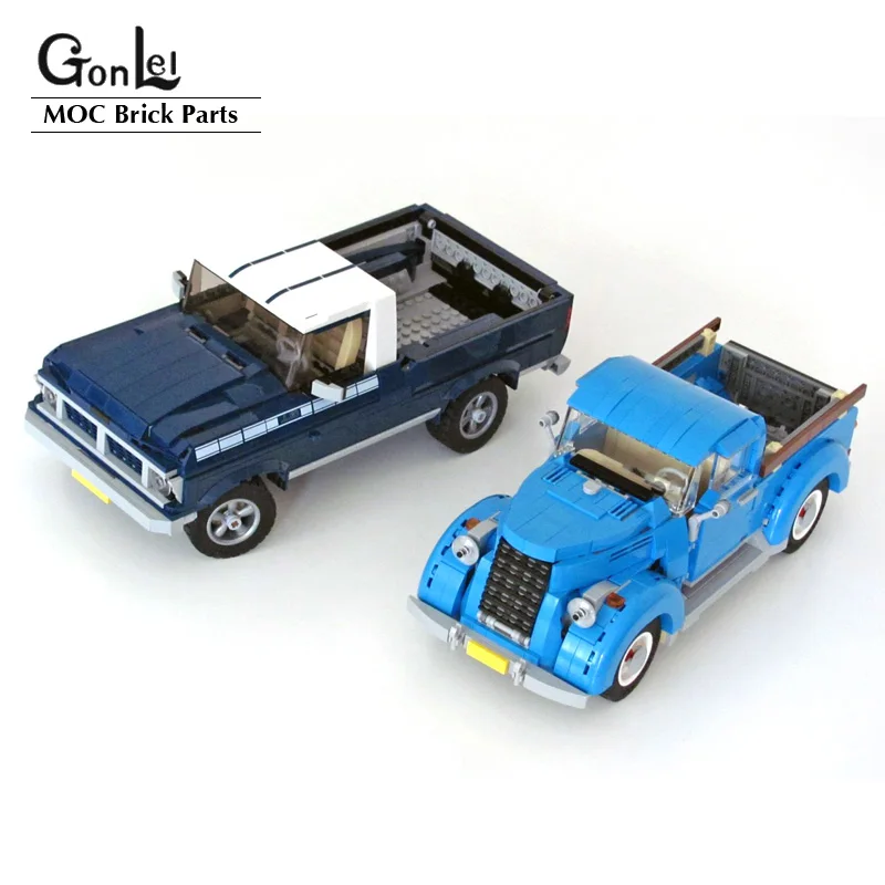 

NEW 10265 Mustang F150 Raptor MOC Building Block Car Bricks Vintage Pickup Truck Classic Assembled Model DIY Toys Birthday Gifts