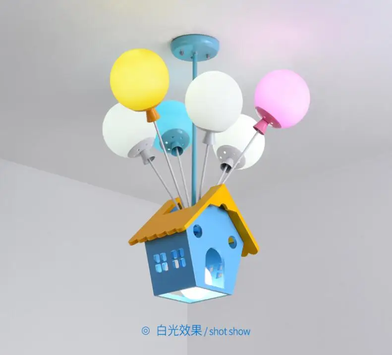HAIXIANG светодиодный воздушный шар потолочная лампа для детской комнаты мультяшный