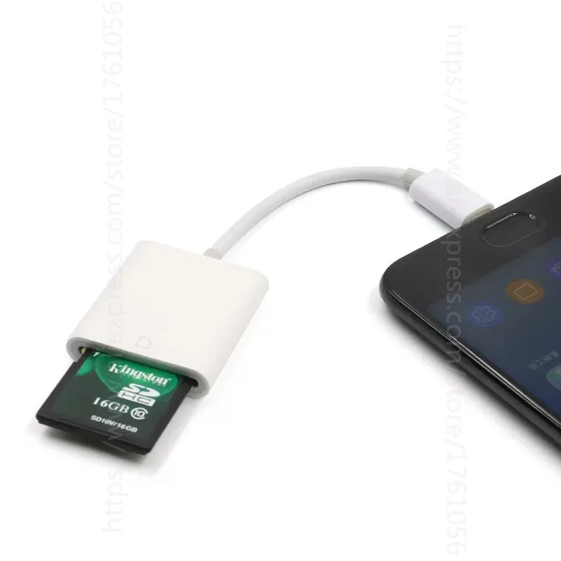 Кардридер USB C-SD адаптер Type C Thunderbolt 3 совместимый с iPad Pro 2018 MacBook Pro/Air Samsung Galaxy S10/S9/S8 |