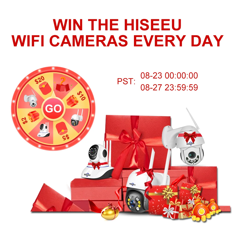 

PST 0:00, 3:00, 5:00 to participate in the lucky draw $2, $5, $10, $20 and mysterious camera gifts, the quantity is limited