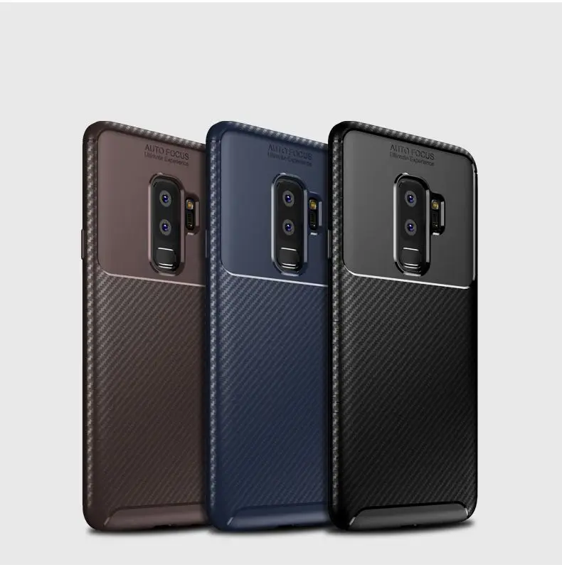 Чехол из углеродного волокна кремнезема для samsung Galaxy S9 Note10 Plus, чехол из ТПУ для samsung Note10 S9plus Galaxy Note9