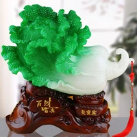 jade cabbage ornaments lucky living room porch home wine cabinet boss table jewelry large shop opening gift