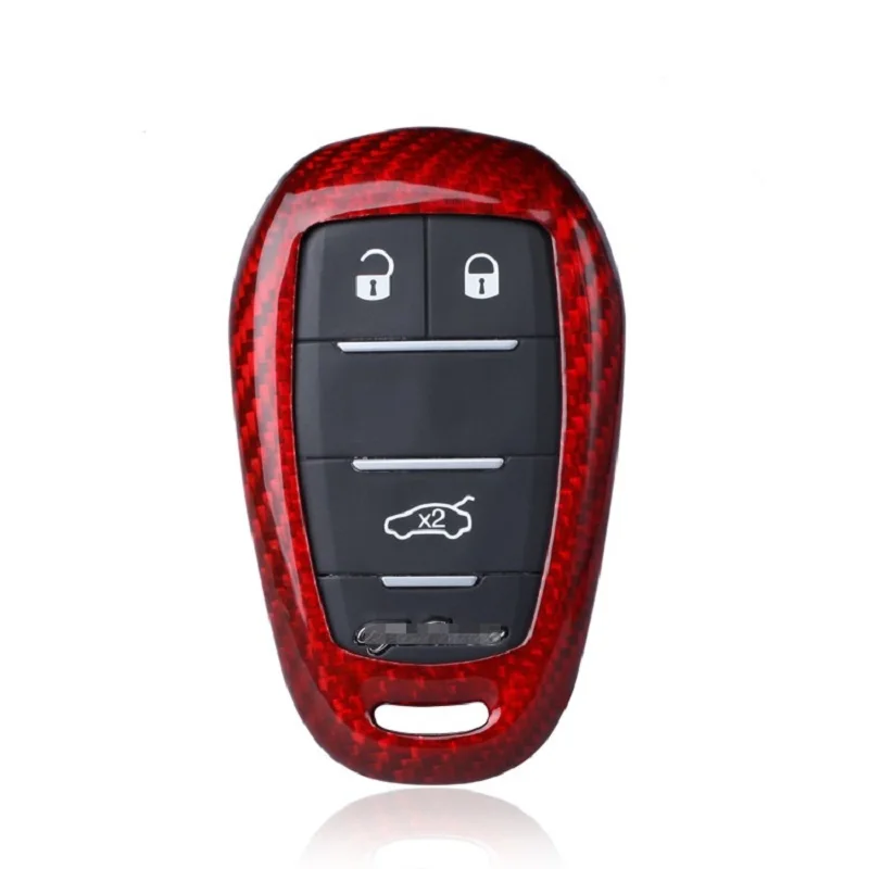 2019 Горячее предложение чехол для ключей автомобиля из настоящего углеродного