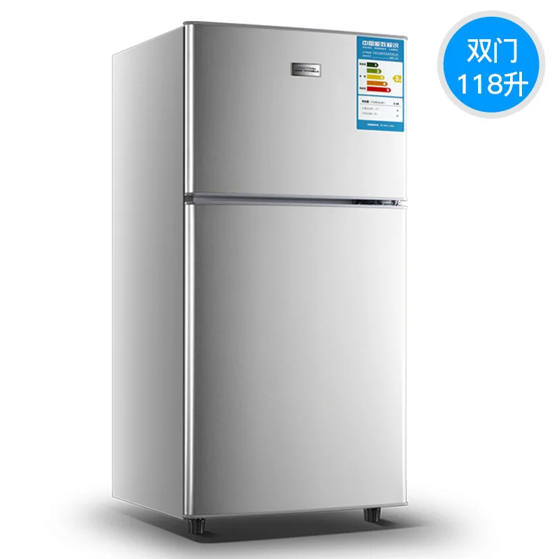 

118L household freezer direct cold quick-frozen refrigerated refrigerator two-door mini energy-saving two-door refrigerator