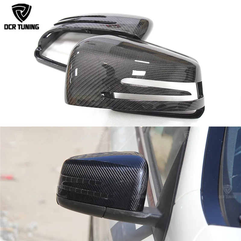 Фото Для Mercedes Mirror W204 W212 W207 W176 W218 Карбоновое зеркало для Mercedes A B C E S CLS GLK CLS Class Карбоновое зеркало №1