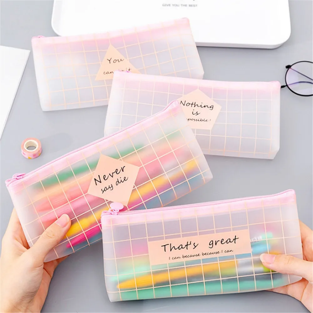 

1 Pcs Kawaii Pencil Case Small fresh and simple School Pencil Box Pencilcase Pencil Bag School Supplies Stationery