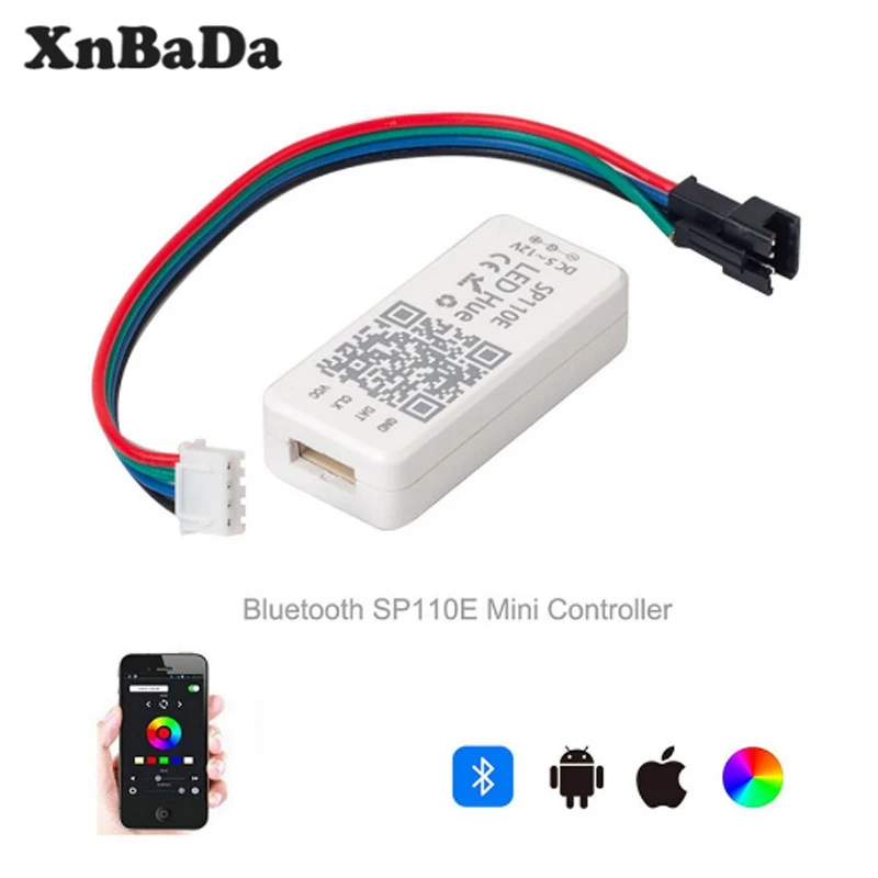 Пиксельный контроллер SP110E WS2811 WS2812B ws2812 регулятор яркости SK6812 RGB RGBW APA102 WS2801