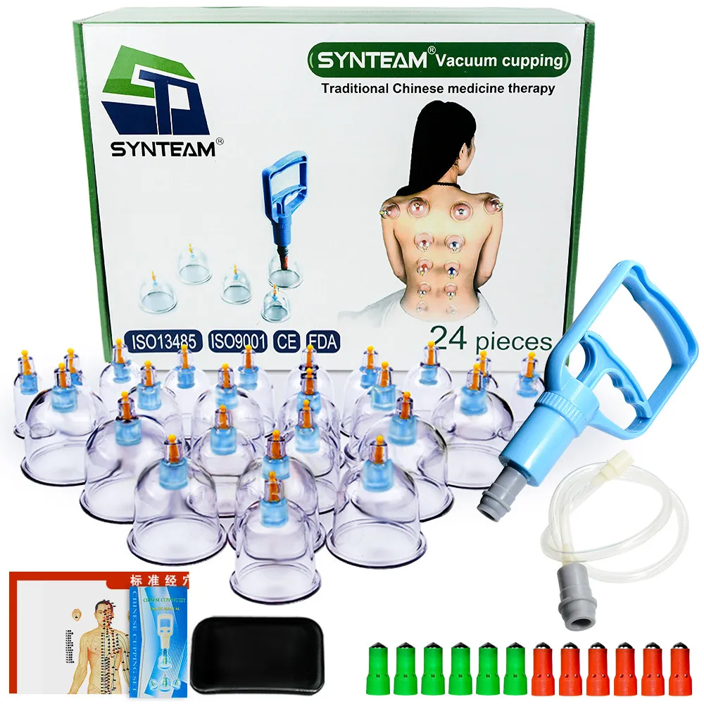 Китайская медицинская терапия тела Массажер вакуумный массаж банки Релаксация