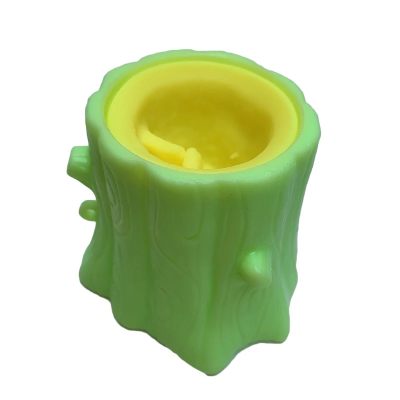 

B36E 1Set Practical Joke Toy Interactive Anti-Pressure Toy Novelty Sensory Fidget Sets Push Bubble Prank Trick Model Squirrel