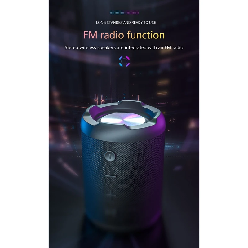 Bluetooth-Колонка портативная уличная с поддержкой USB AUX TF-карты | Электроника