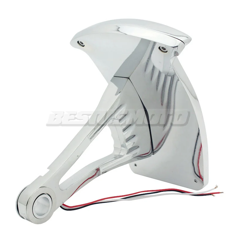 1 &quotили 3/4&quot мотоцикл номерной знак светодиодный задний светильник Кронштейн