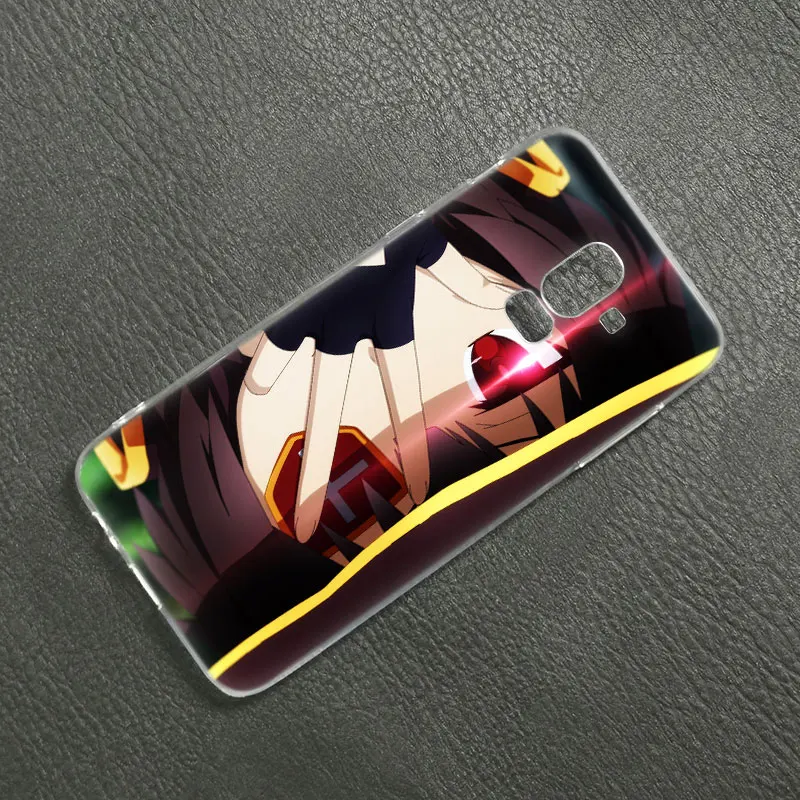 Роскошный мягкий силиконовый чехол аниме Konosuba Megumin для Samsung Galaxy J8 J7 J6 J4 J2 2018 Core J3 2016