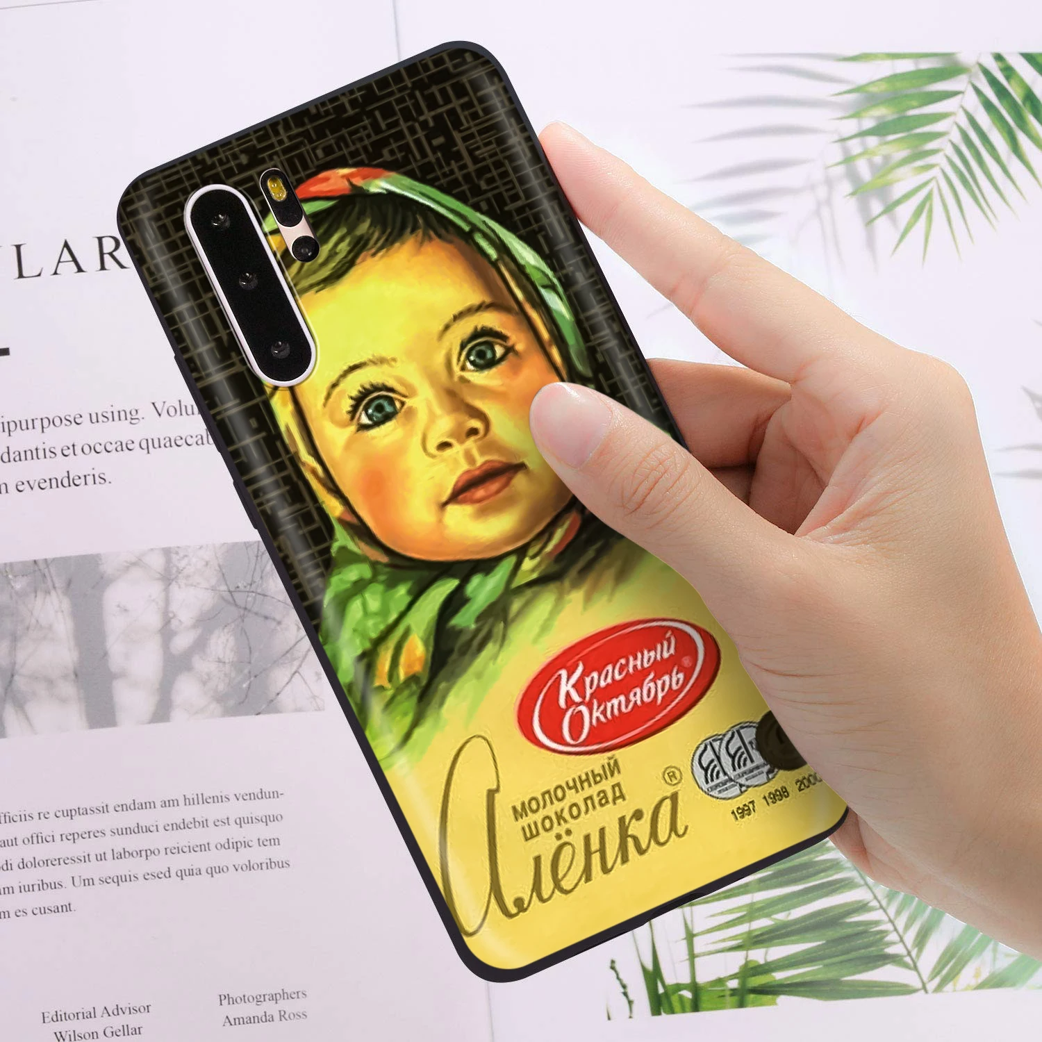 Силиконовый чехол YIMAOC Alenka Alpen с золотым шоколадом для Huawei Mate 30 20 Honor 10 8x Nova 3i 3 P30 Lite
