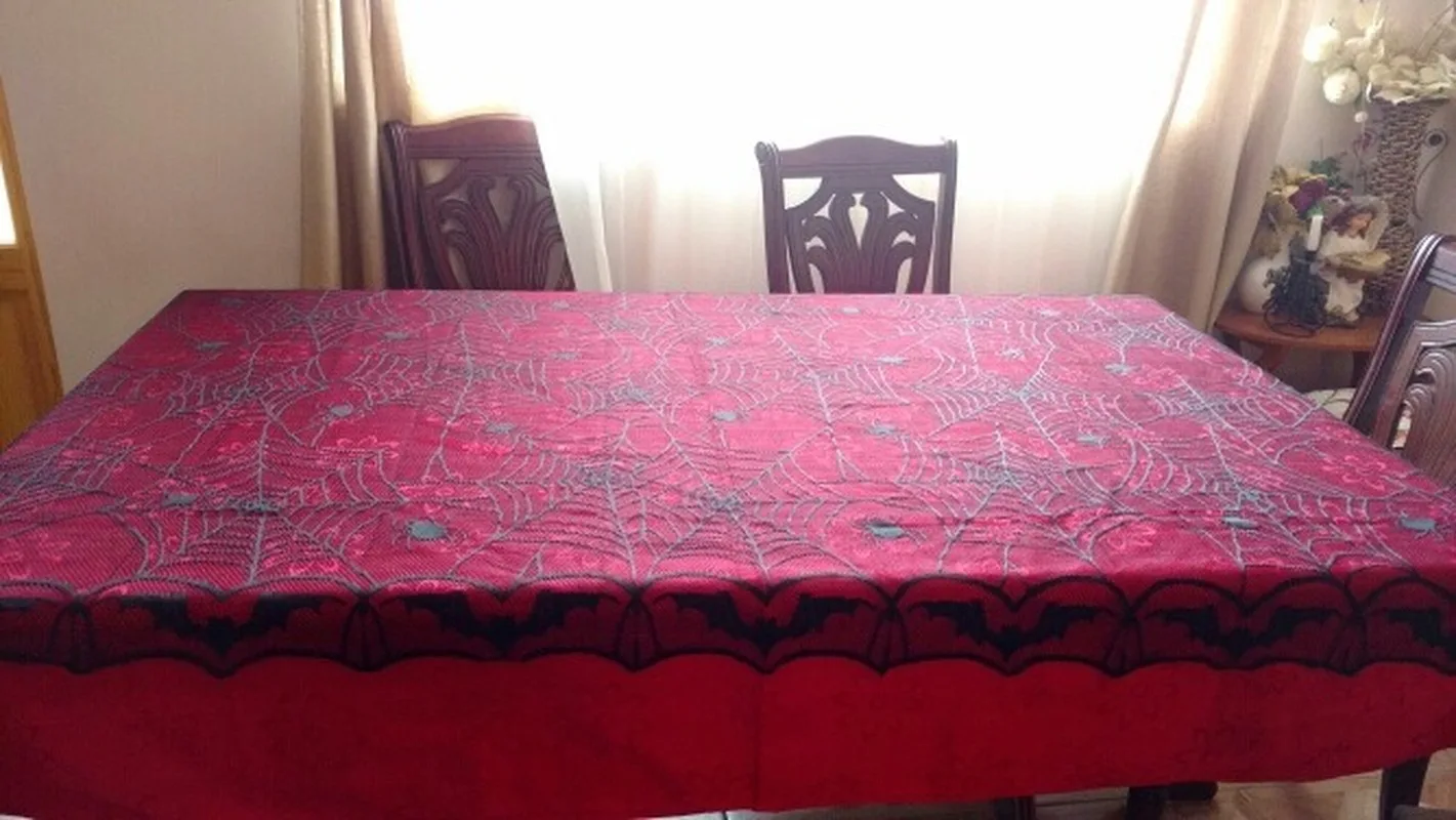 Новое украшение на Хэллоуин кружевной Паутинный шарф чехол 120*240 см